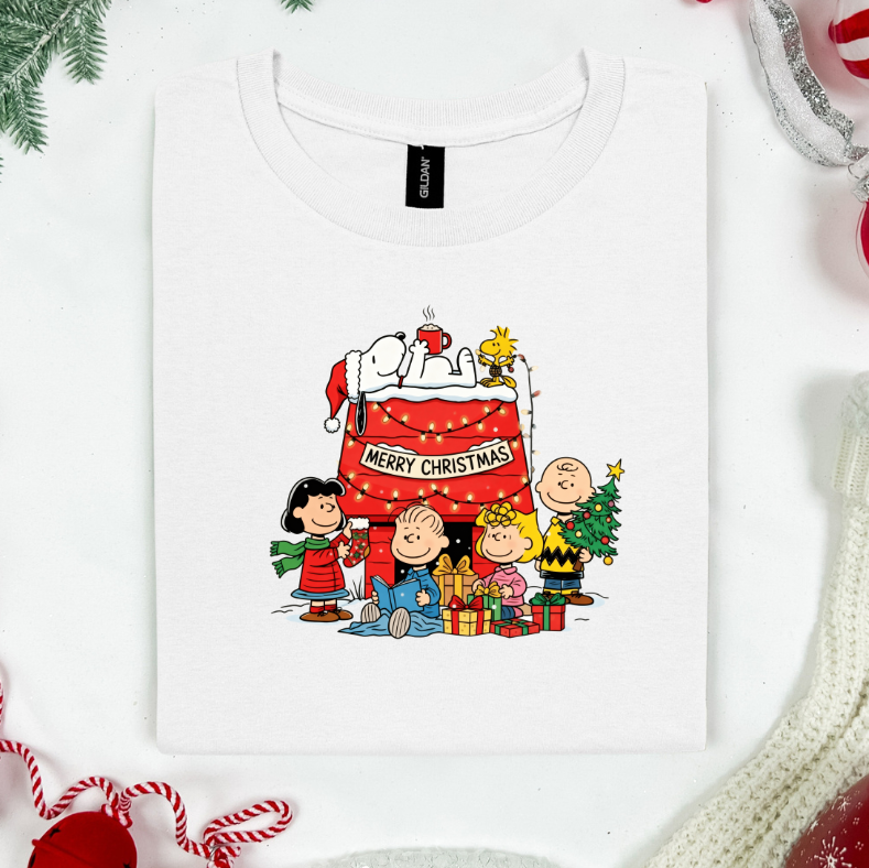 Snoopy Merry Christmas T-Shirt – Peanuts Holiday Tee