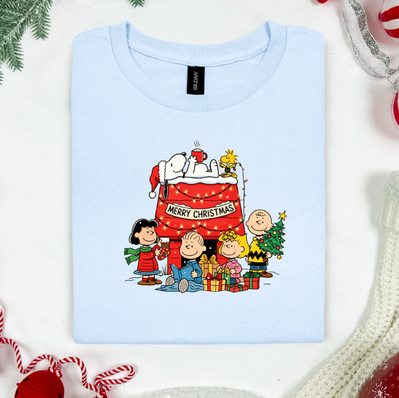 Snoopy Merry Christmas T-Shirt – Peanuts Holiday Tee