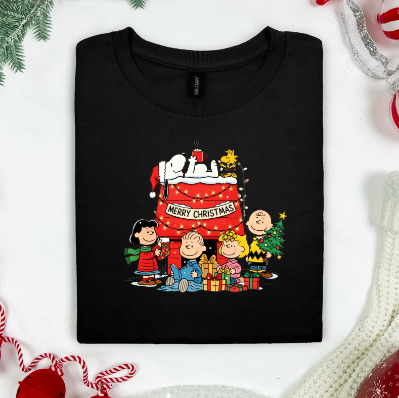 Snoopy Merry Christmas T-Shirt – Peanuts Holiday Tee