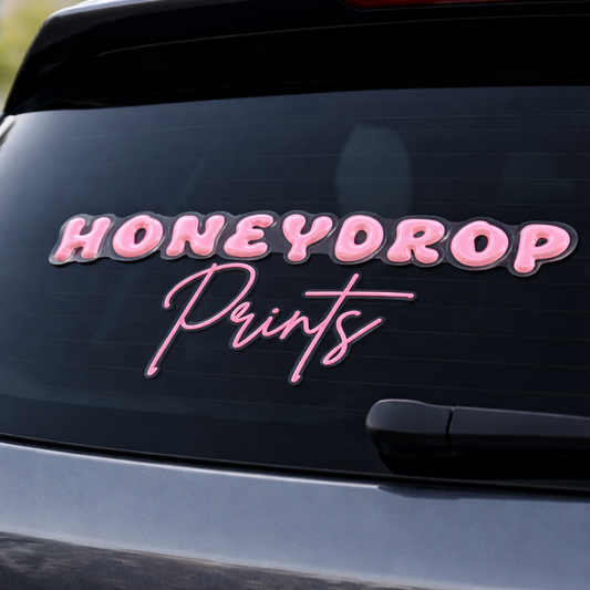 Custom Permanent Vinyl Decals (Outdoor Durable)