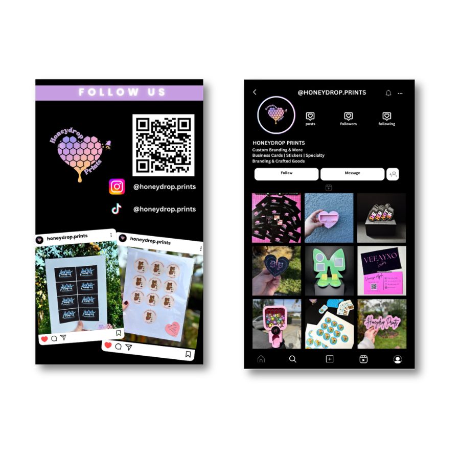 Premium Instagram Business Cards