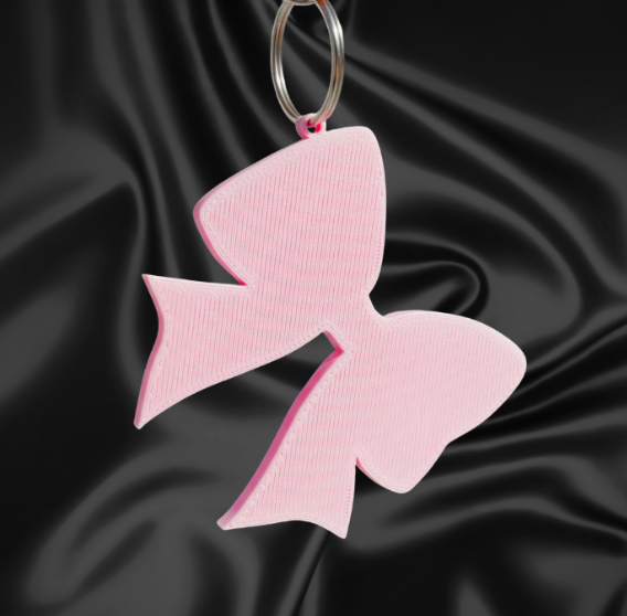 Bow NFC Keychain – 3D Printed Tap Tag