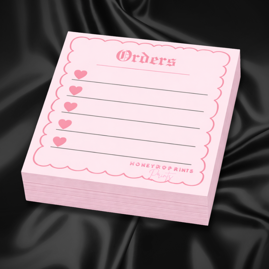 Custom 3x3 Sticky Notepad | Personalized Note Pad | Branded Desk Notes