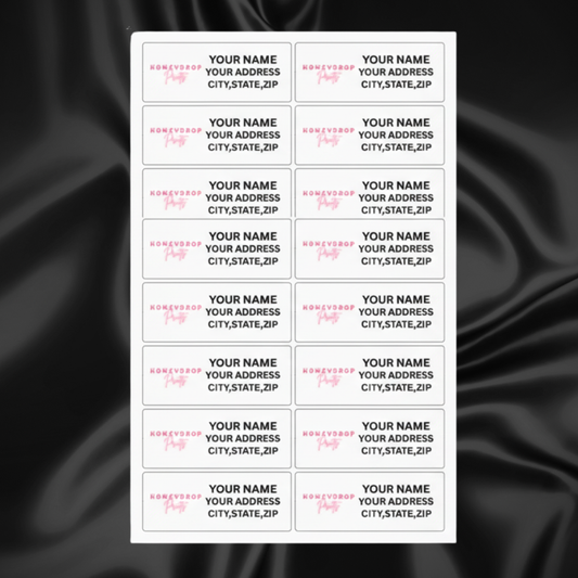 Custom Mailer / Return Address Labels (Upload Your Logo or Image)