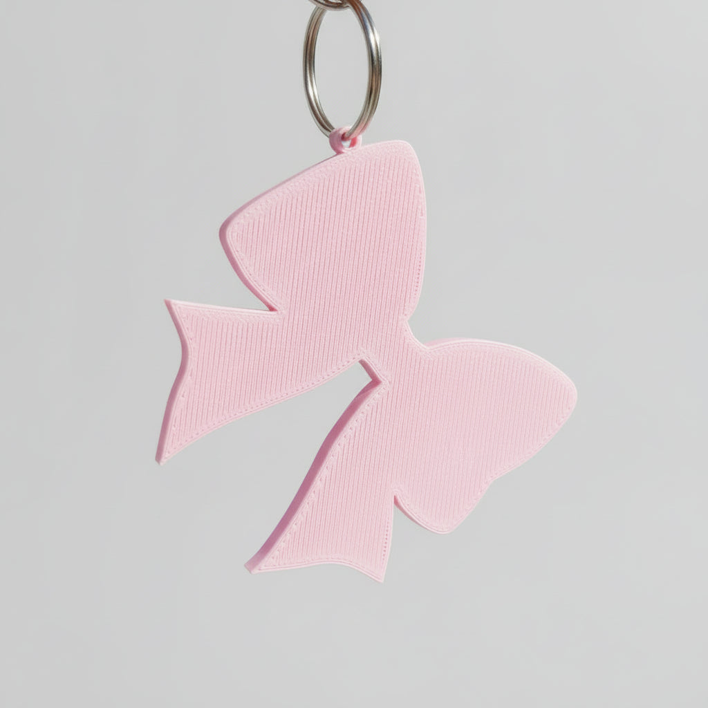 Bow Shaped NFC Keychain