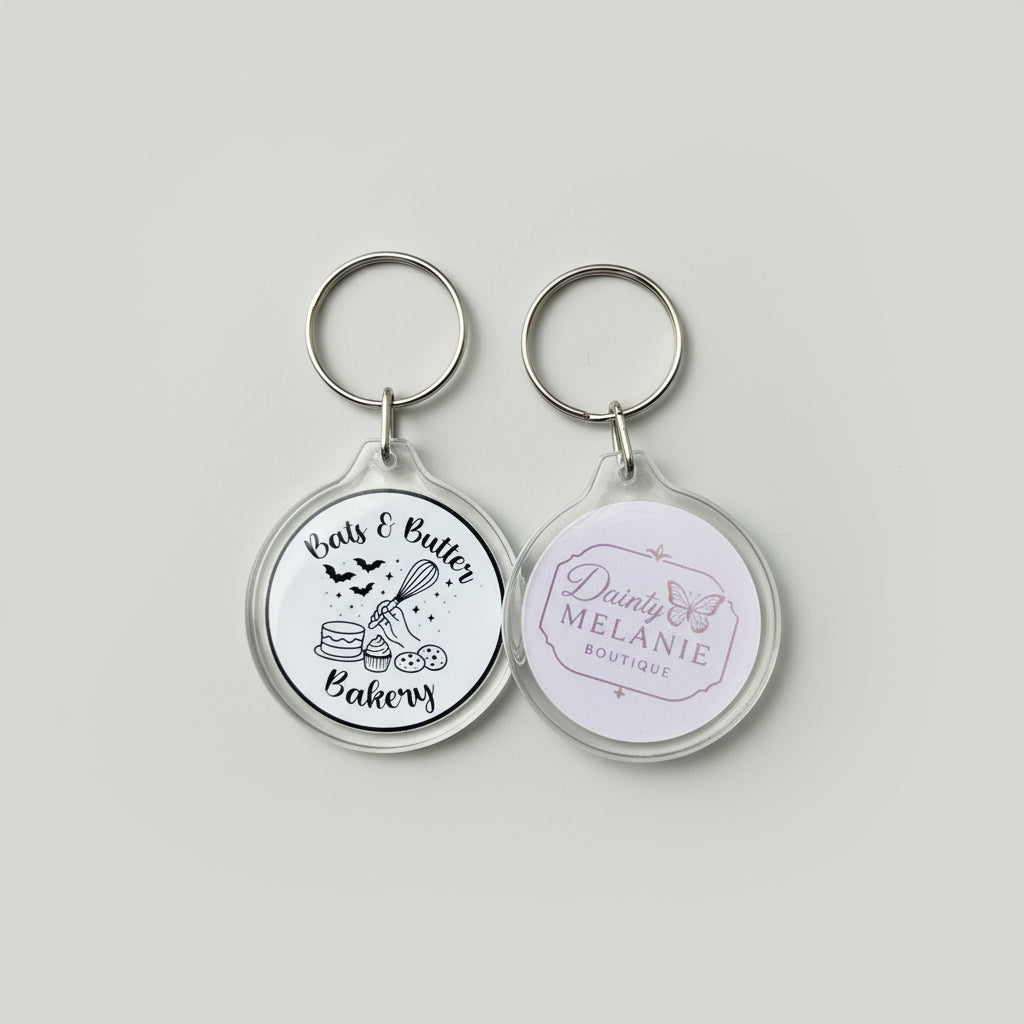 Custom NFC Photo Keychain Tap-To-Follow