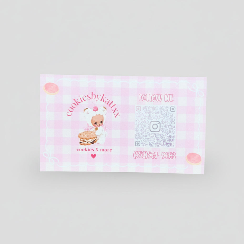 Standard Single-Sided Business Or Loyalty Cards