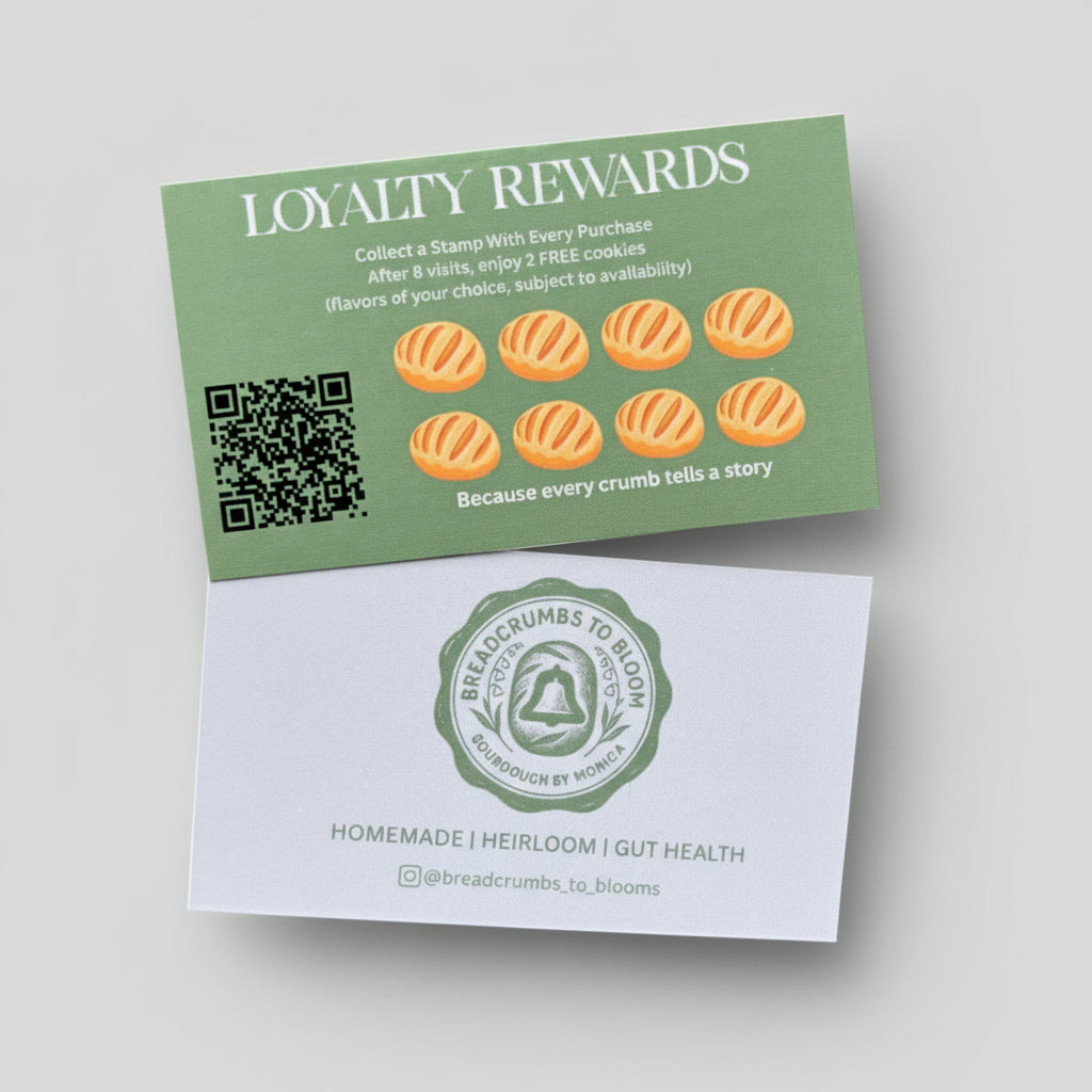 Standard Double-Sided Business Or Loyalty Cards