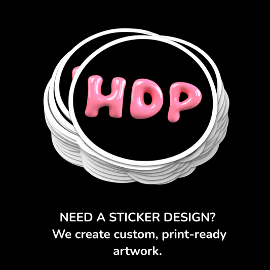 Custom Sticker Design Service
