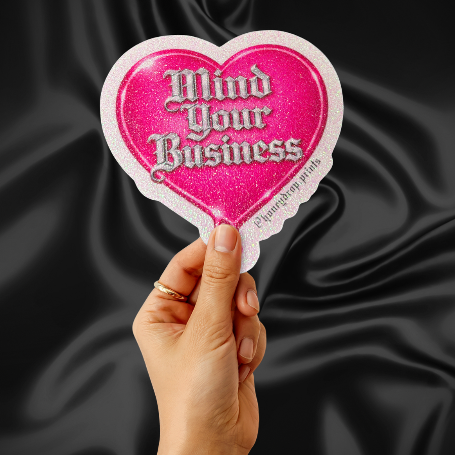 Premium Glitter Stickers (2”–3”) – Sparkle Finish