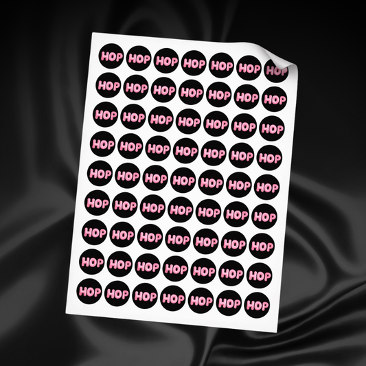 Premium Mini Vinyl Stickers – 1" & 1.5" Custom Logo Stickers